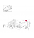 گلگیر جلو سمت چپ پورشه کاین سال های 2011 تا 2015 (اورجینال) - 95850303102 پورشه-porsche - 2