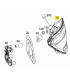 چراغ عقب سمت چپ مرسدس بنز کلاس C سال های 2012 تا 2014 (اورجینال) - A2049060603 مرسدس-بنز - 2