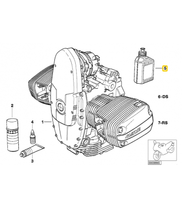 روغن موتور Advantec SAE 5W-40 بی ام و یک لیتری - 83212365958 بی-ام-و - 2