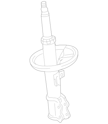 کمک فنر جلو سمت چپ تویوتا لکسوس RX350 سال های 2012 تا 2015 (کایابای) - 4852080300 کایابای - 2