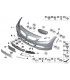سپر جلو بی ام و Z4 سال های 2010 تا 2016 (M Trim) دارای سنسور پارک (اورجینال) - 51118051256 بی-ام-و - 2