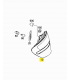 چراغ عقب سمت چپ مرسدس بنز SLK سال های 2011 تا 2015 (اورجینال) - A1729064100 مرسدس-بنز - 2