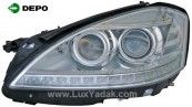 چراغ زنون جلو چپ و راست مرسدس بنز (دپو) کلاس S سال های 2009 تا 2013 - A2218201559
