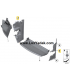 بادگیر جانبی رادیاتور سمت چپ بی ام و Z4 سال های 2008 تا 2016 (اورجینال) - 51747192197 بی-ام-و - 2