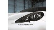 چراغ زنون مشکی توربویی جلو سمت چپ پورشه پانامرا سال های 2010 تا 2016 (اورجینال) - 97063198302
