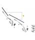 تیغه برف پاک کن بی ام و 325i سال های 2005 تا 2010 (بوش) - 61610415881 Bosch-بوش - 2